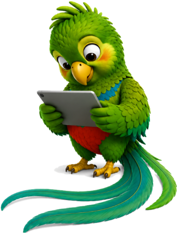 QuetzalPay quetzal bird mascot